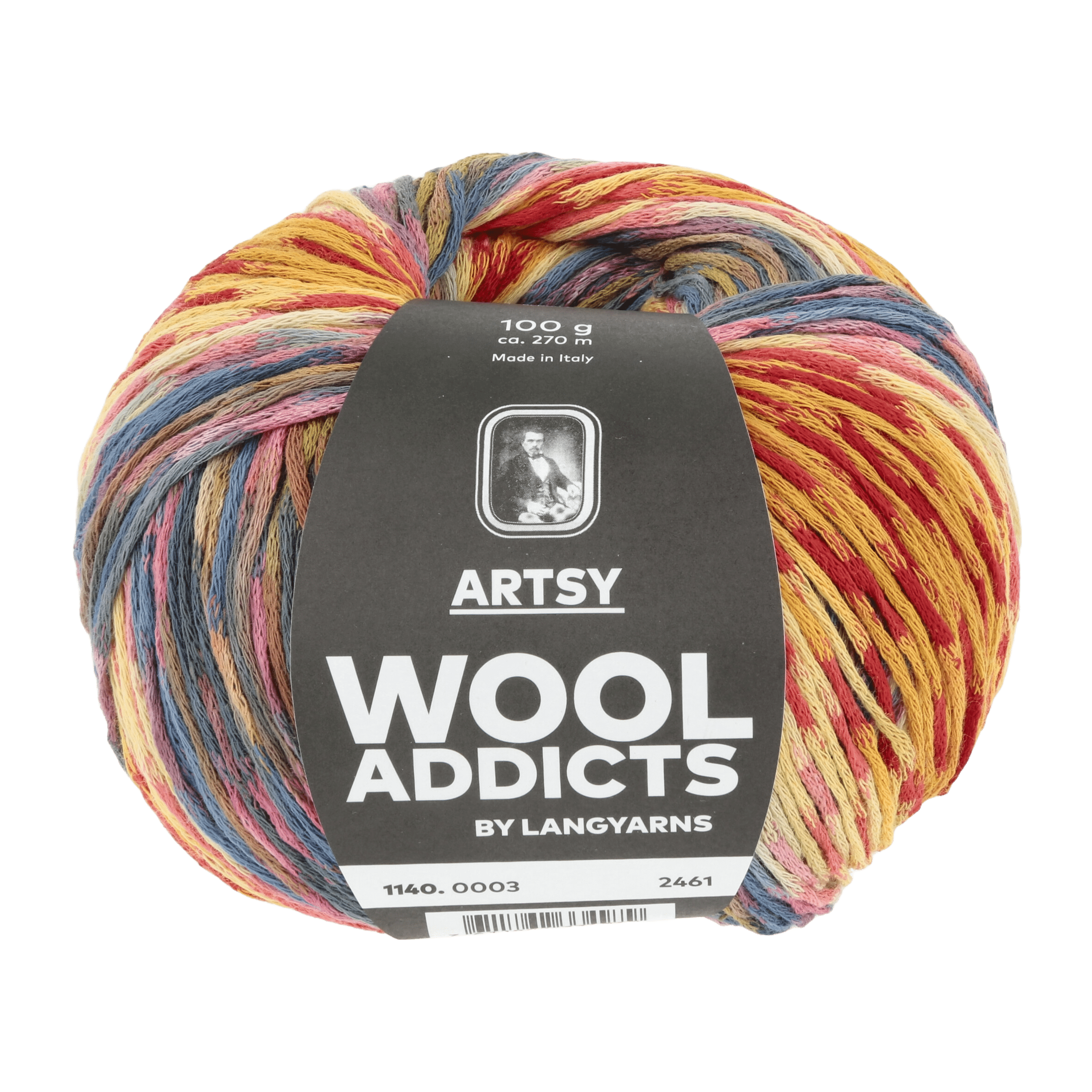 Lang Yarns Luxury Yarns Red / Blue / Yellow LANGYARNS | WOOL ADDICTS | Artsy | Worsted | 1140
