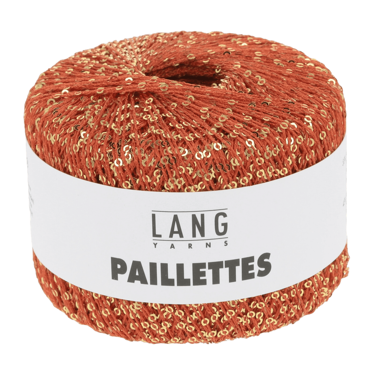 Lang Yarns Luxury Yarns Red / Gold LANGYARNS | Paillettes | Sequins | 39