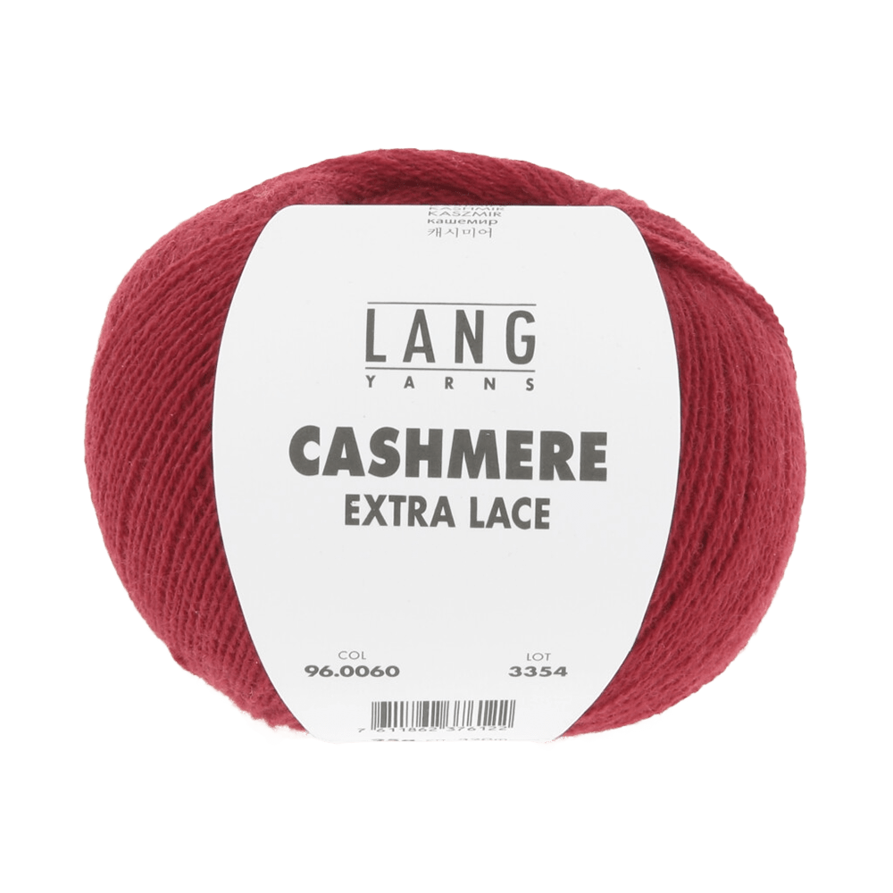Lang Yarns Luxury Yarns Red LANG YARNS | Cashmere Extra Lace | Sock / Baby | 96