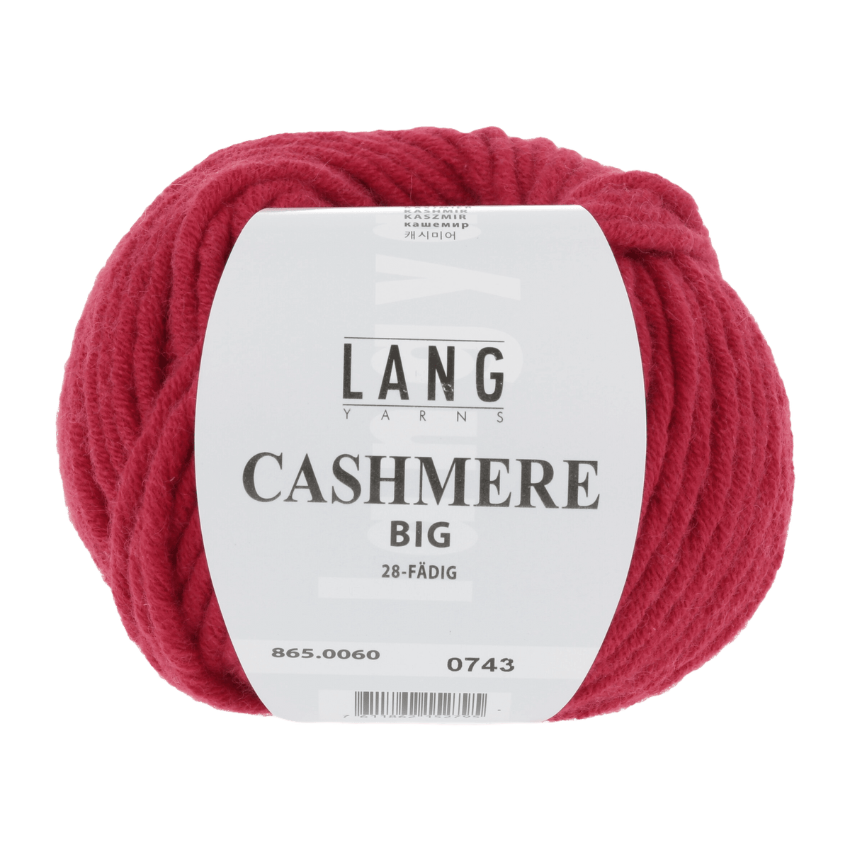 Lang Yarns Luxury Yarns Red LANGYARNS | Cashmere Big | Super Chunky | 865