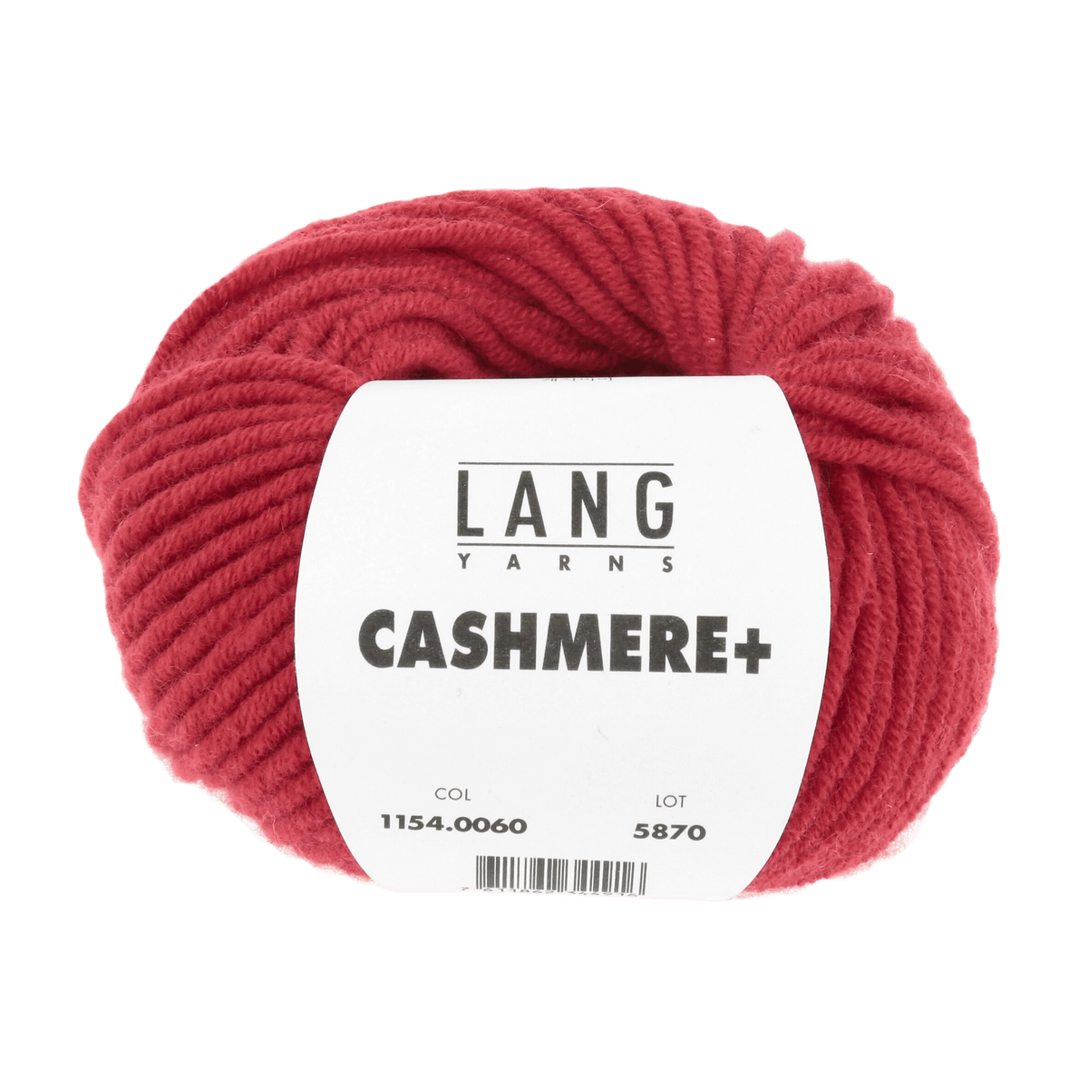 Lang Yarns Luxury Yarns Red LANGYARNS | Cashmere + | Worsted | 1154