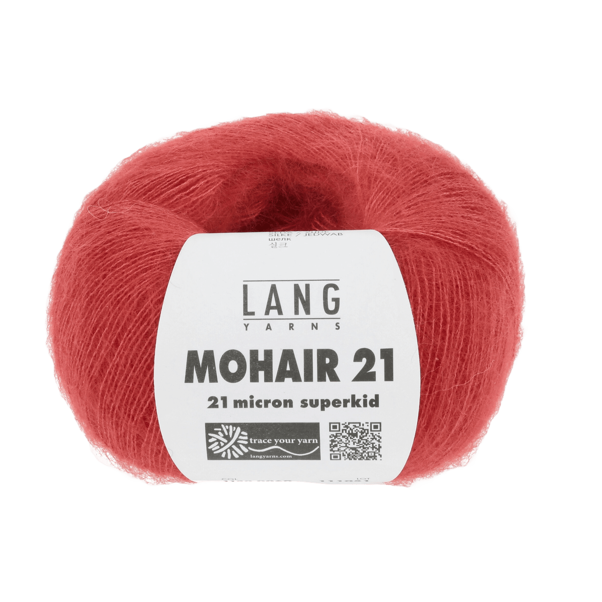 Lang Yarns Luxury Yarns Red LANGYARNS | Mohair 21 | Sock / Baby | 1120