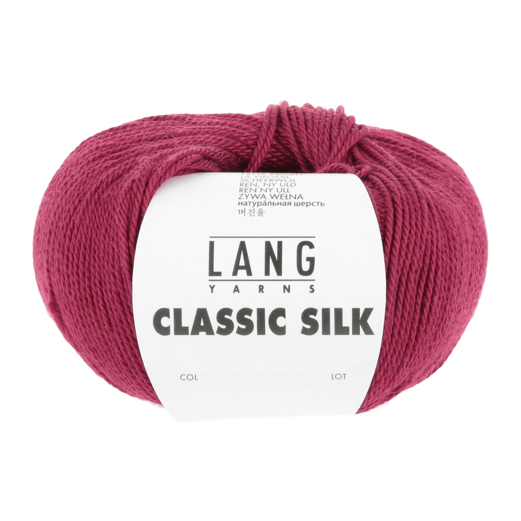 Lang Yarns Luxury Yarns Red Wine LANGYARNS | Classic Silk | Sport | 1167