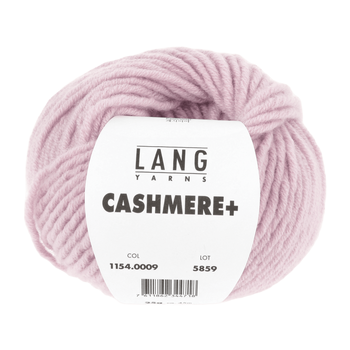 Lang Yarns Luxury Yarns Rose LANGYARNS | Cashmere + | Worsted | 1154
