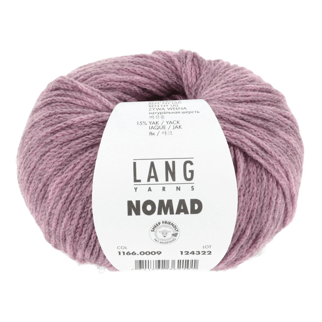 Lang Yarns Luxury Yarns Rose Pink LANGYARNS | Nomad | Sport | 1166