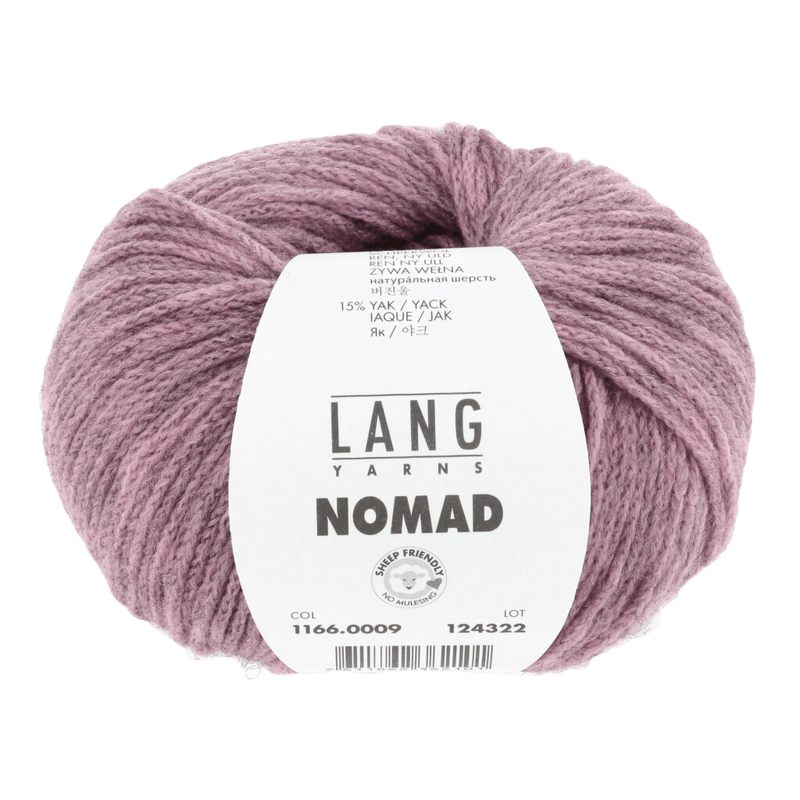 Lang Yarns Luxury Yarns Rose Pink LANGYARNS | Nomad | Sport | 1166