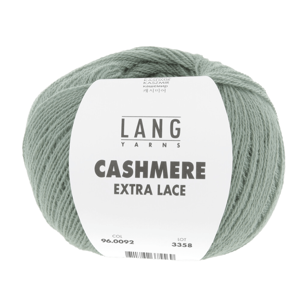 Lang Yarns Luxury Yarns Sage LANG YARNS | Cashmere Extra Lace | Sock / Baby | 96