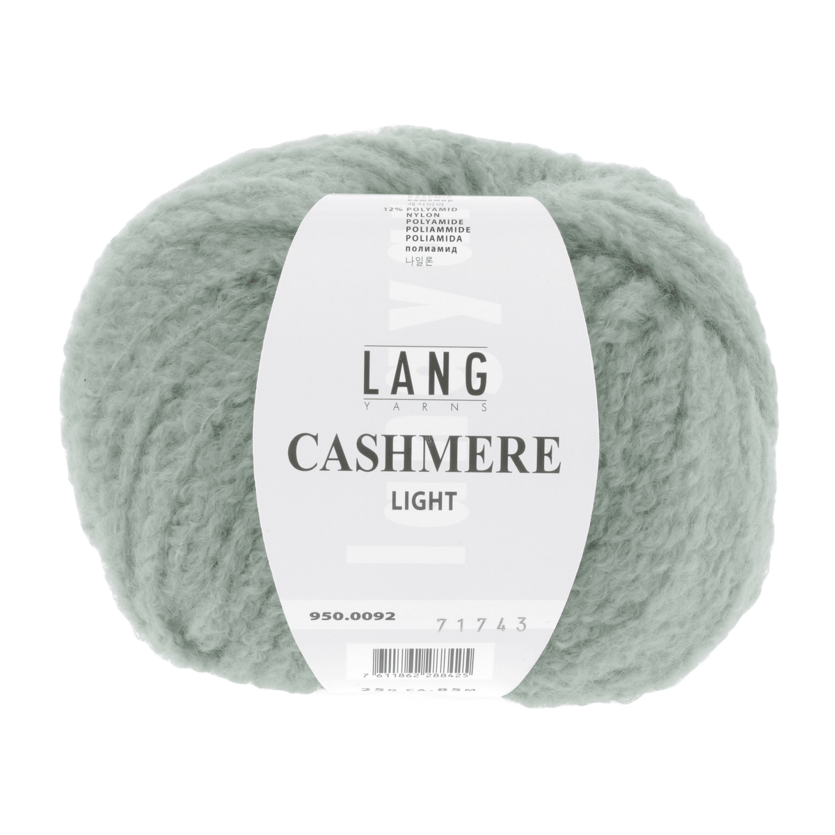 Lang Yarns Luxury Yarns Sage LANGYARNS | Cashmere Light | Worsted | 950