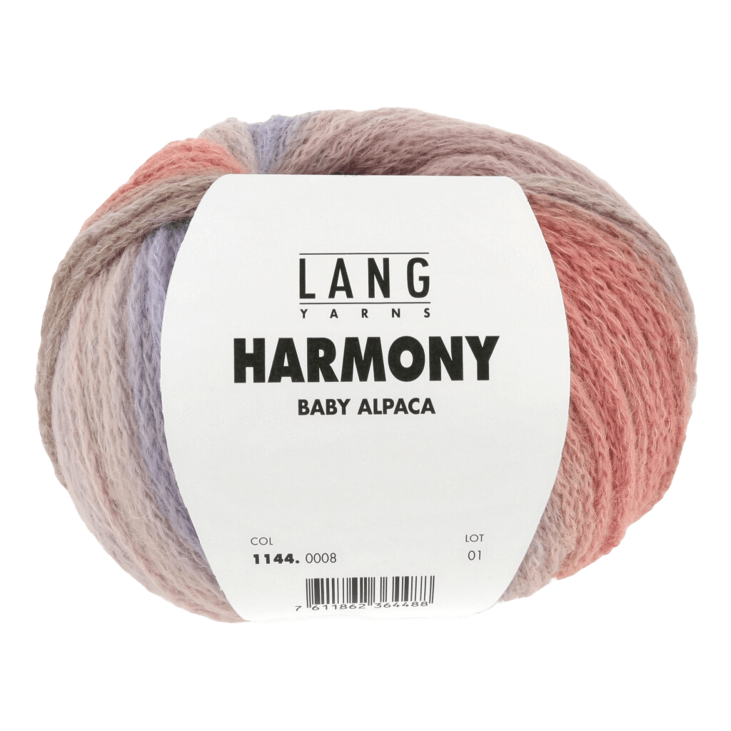 Lang Yarns Luxury Yarns Salmon / Brown / Green / Lilac LANGYARNS | Harmony | Worsted / Aran | 1144