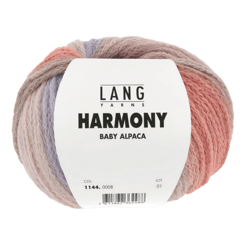 Lang Yarns Luxury Yarns Salmon / Brown / Green / Lilac LANGYARNS | Harmony | Worsted / Aran | 1144