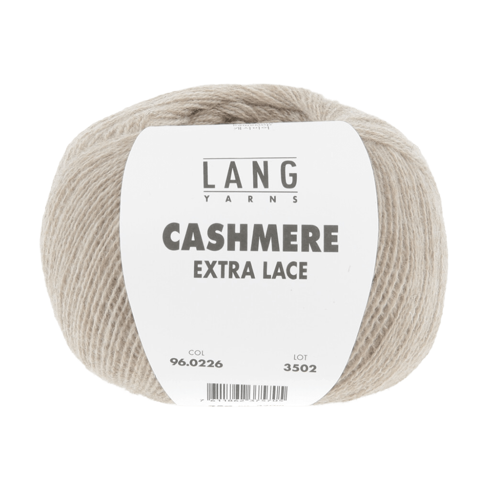 Lang Yarns Luxury Yarns Sand Mélange LANG YARNS | Cashmere Extra Lace | Sock / Baby | 96