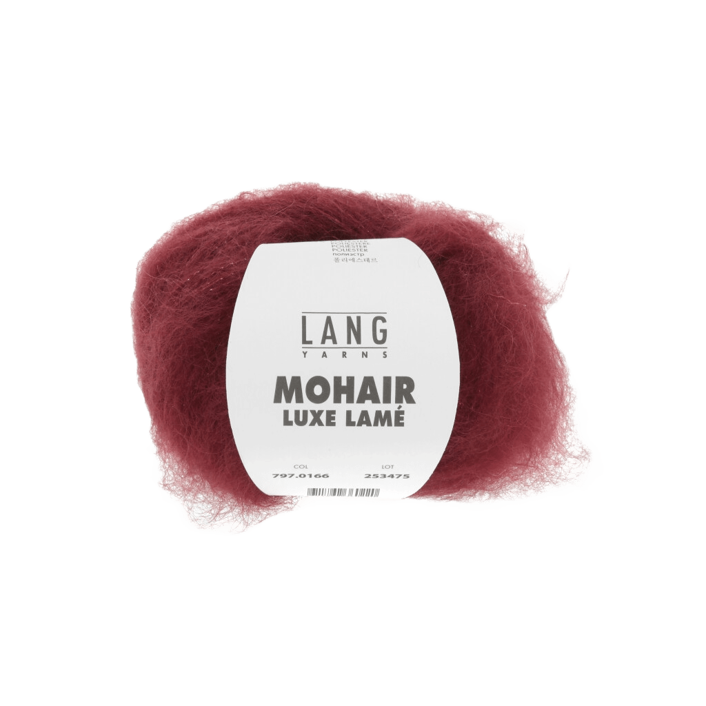 Lang Yarns Luxury Yarns Silver - Berry LANGYARNS | Mohair Luxe Lamé | DK | 797