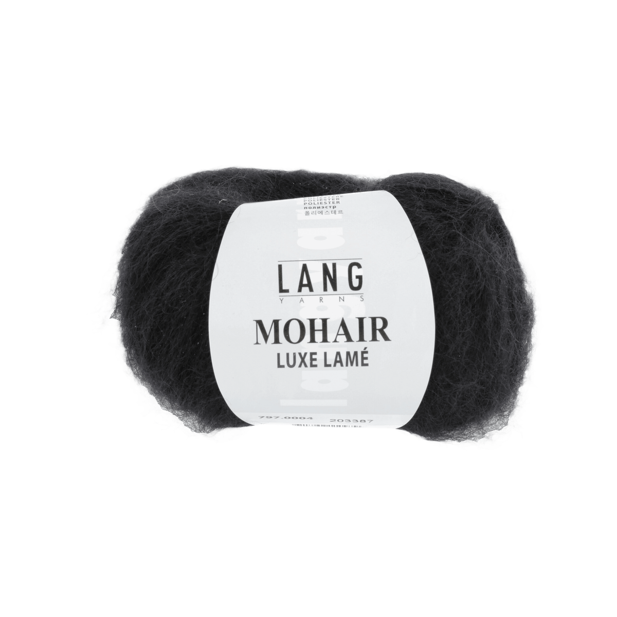Lang Yarns Luxury Yarns Silver - Black LANGYARNS | Mohair Luxe Lamé | DK | 797