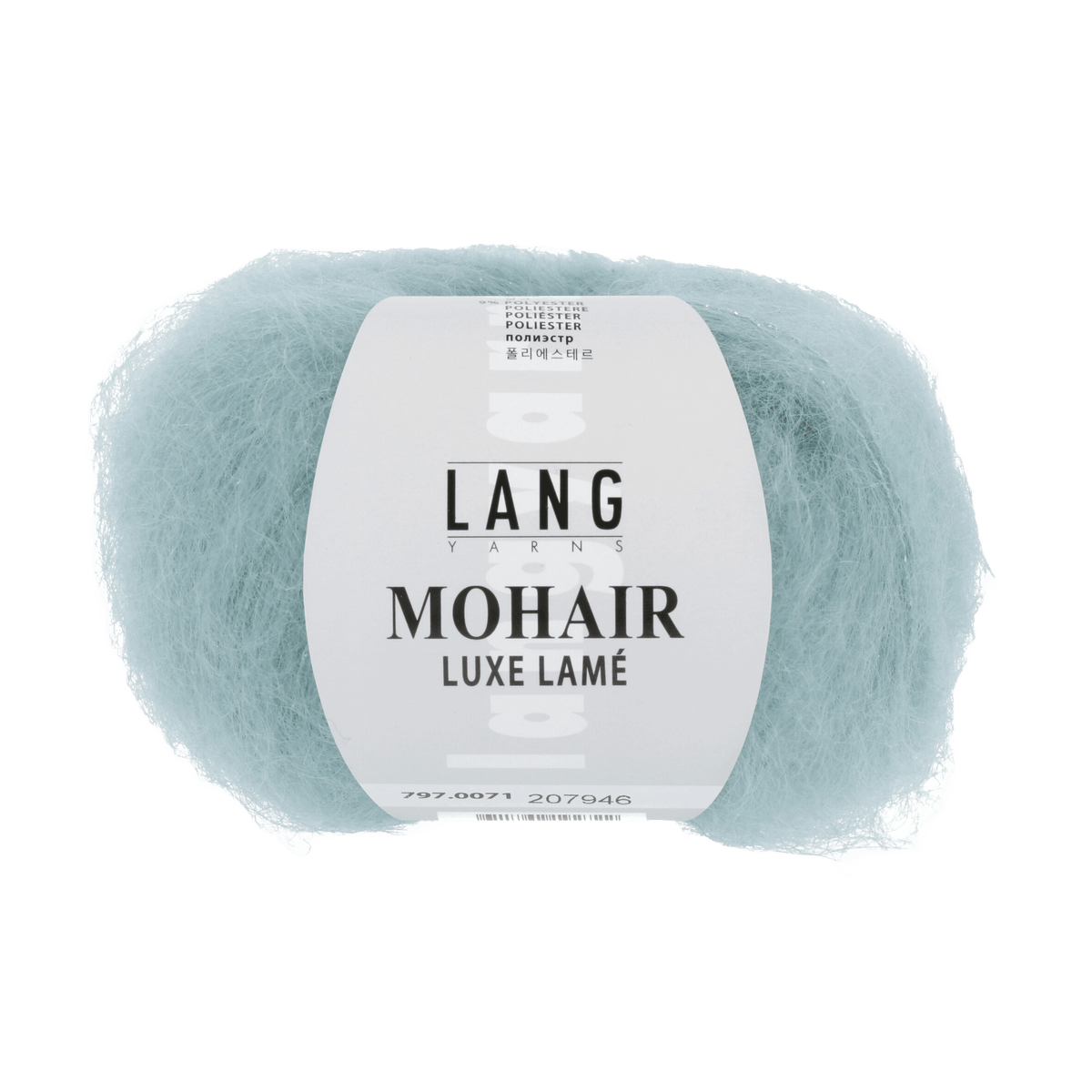 Lang Yarns Luxury Yarns Silver - Mint LANGYARNS | Mohair Luxe Lamé | DK | 797