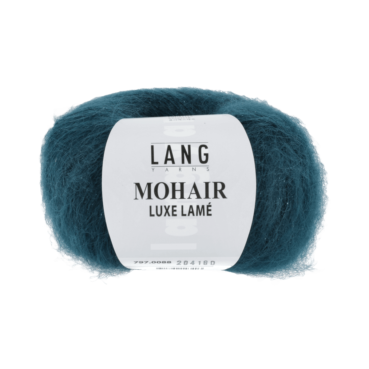Lang Yarns Luxury Yarns Silver - Petrol LANGYARNS | Mohair Luxe Lamé | DK | 797