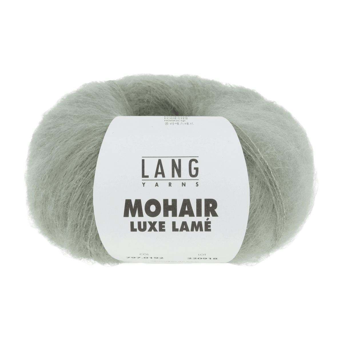 Lang Yarns Luxury Yarns Silver - Reseda LANGYARNS | Mohair Luxe Lamé | DK | 797