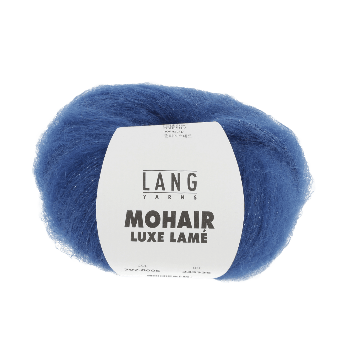 Lang Yarns Luxury Yarns Silver - Royal LANGYARNS | Mohair Luxe Lamé | DK | 797