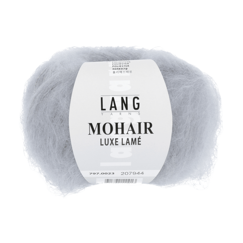 Lang Yarns Luxury Yarns Silver - Silver LANGYARNS | Mohair Luxe Lamé | DK | 797