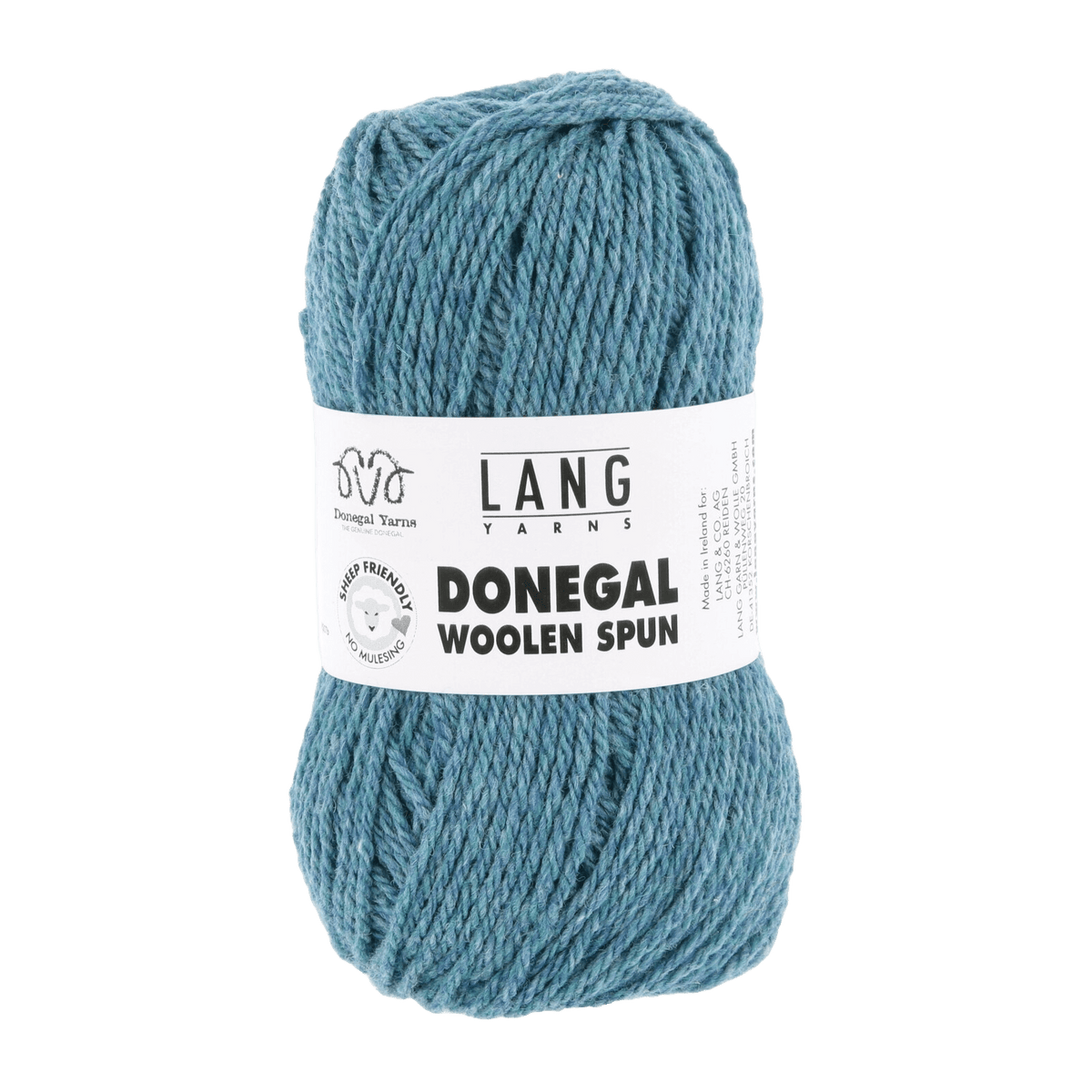 Lang Yarns Luxury Yarns Turquoise LANGYARNS | Donegal Woolen Spun | Worsted / Aran | 1172