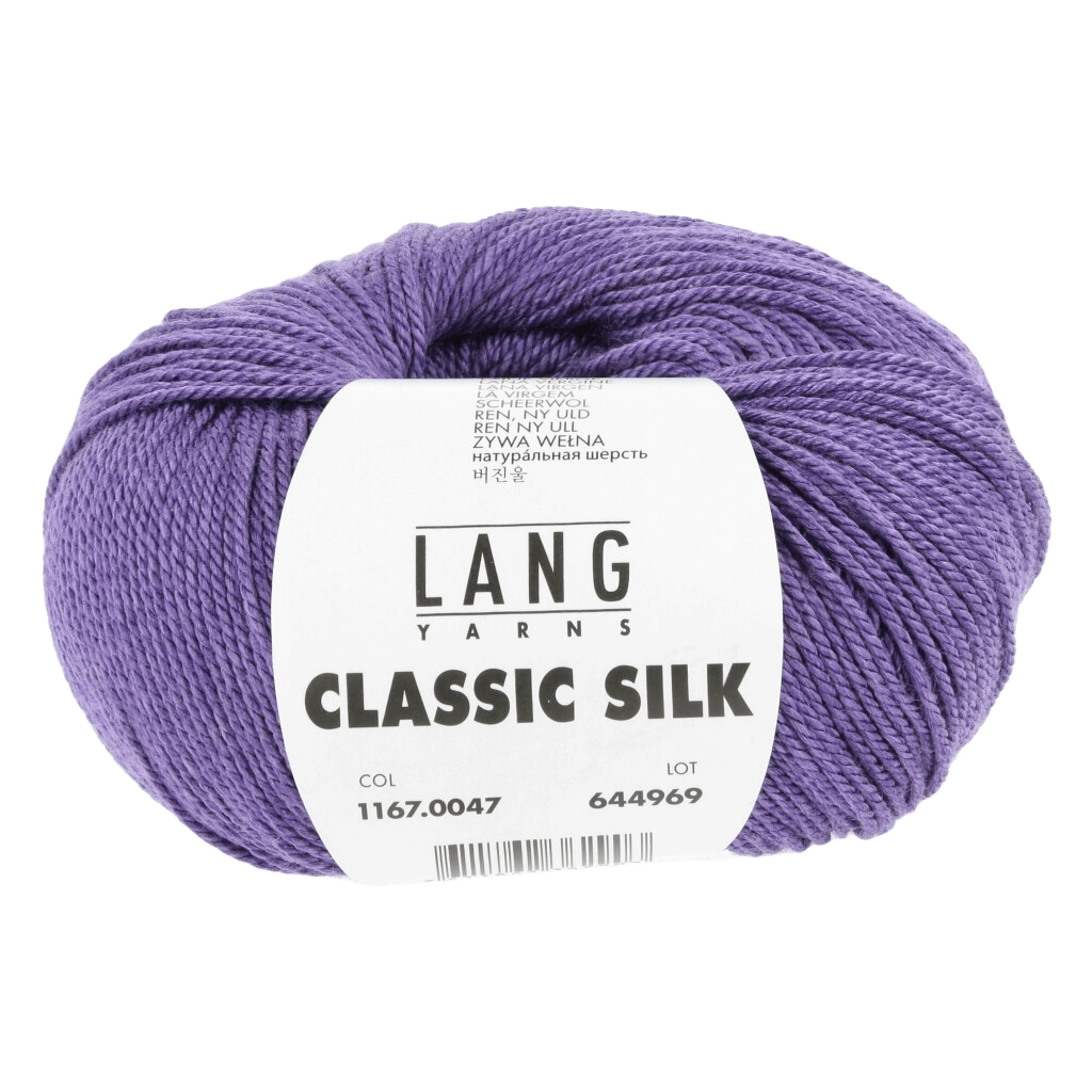 Lang Yarns Luxury Yarns Violet LANGYARNS | Classic Silk | Sport | 1167