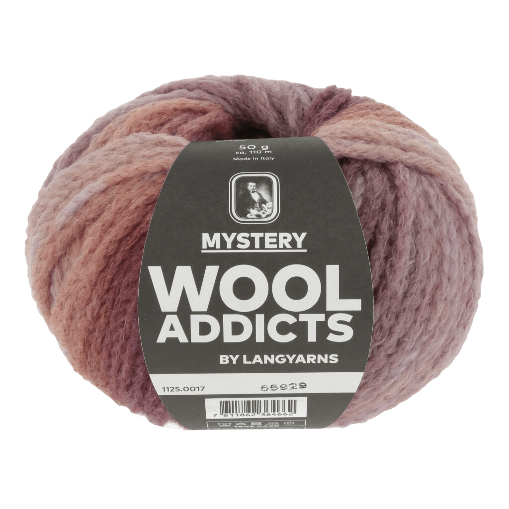 Lang Yarns Luxury Yarns Violet / Lilac / Brick LANGYARNS | WOOLADDICTS | Mystery | Chunky | 1125