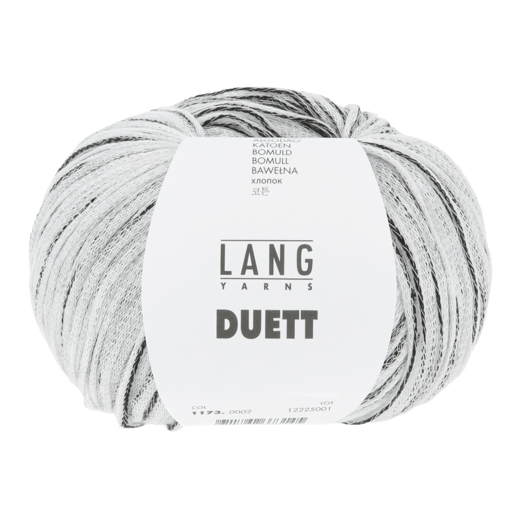 Lang Yarns Luxury Yarns White / Black LANG YARNS | Duet | DK | 1173