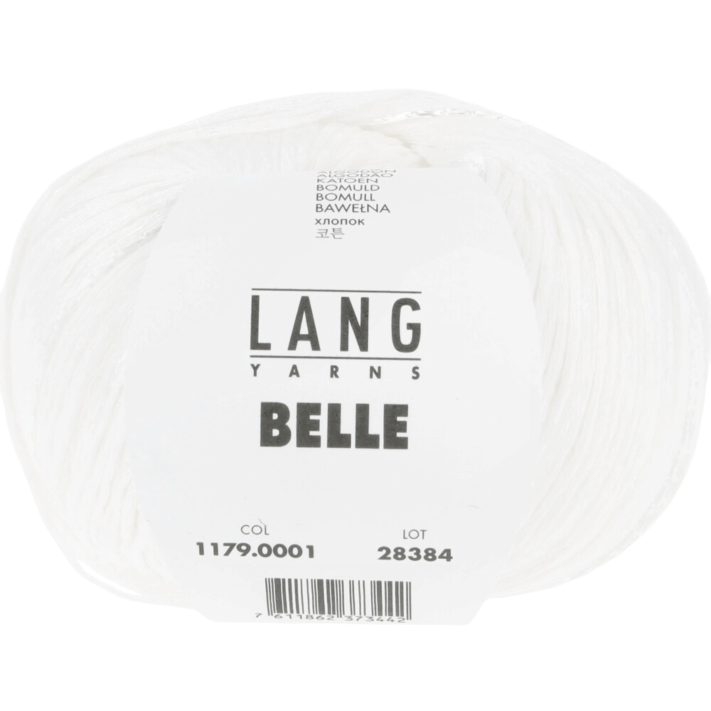 Lang Yarns Luxury Yarns White LANG YARNS | Belle | Sport | 1179