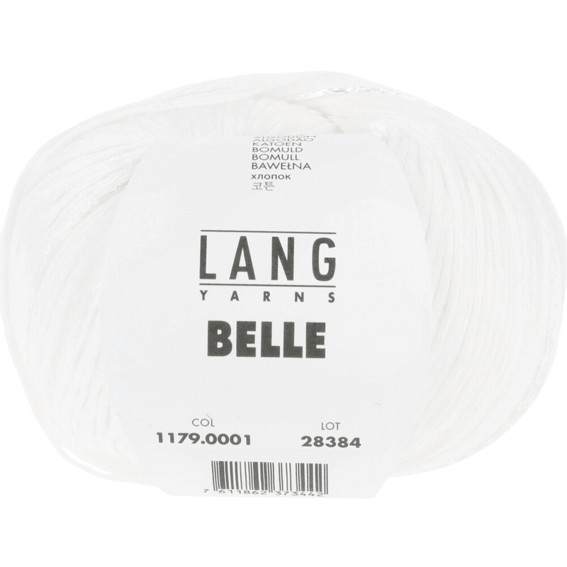 Lang Yarns Luxury Yarns White LANG YARNS | Belle | Sport | 1179
