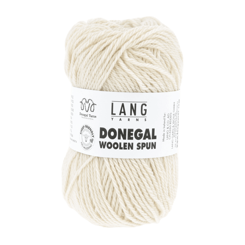 Lang Yarns Luxury Yarns White LANGYARNS | Donegal Woolen Spun | Worsted / Aran | 1172