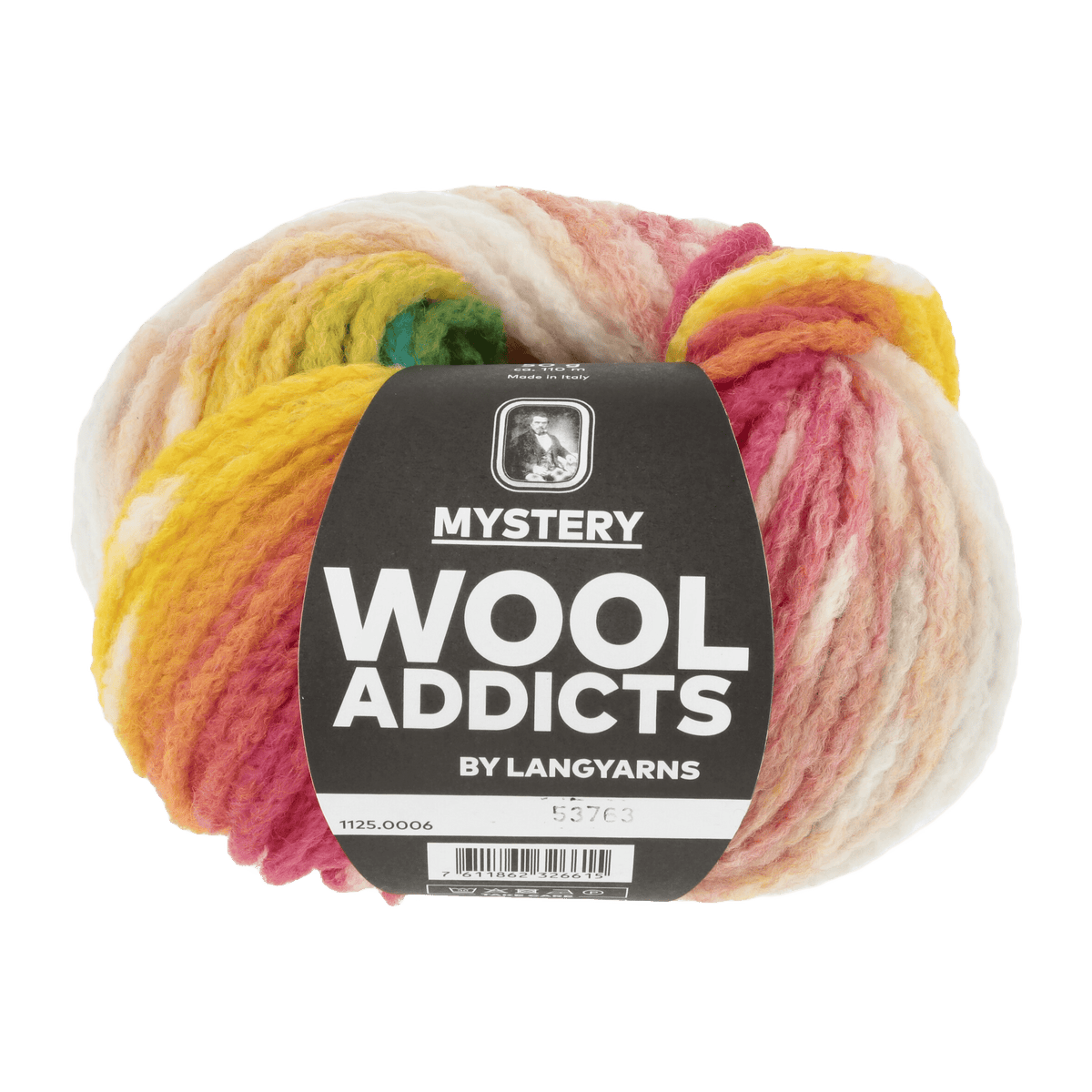 Lang Yarns Luxury Yarns White / Rainbow LANGYARNS | WOOL ADDICTS | Mystery | Chunky | 1125