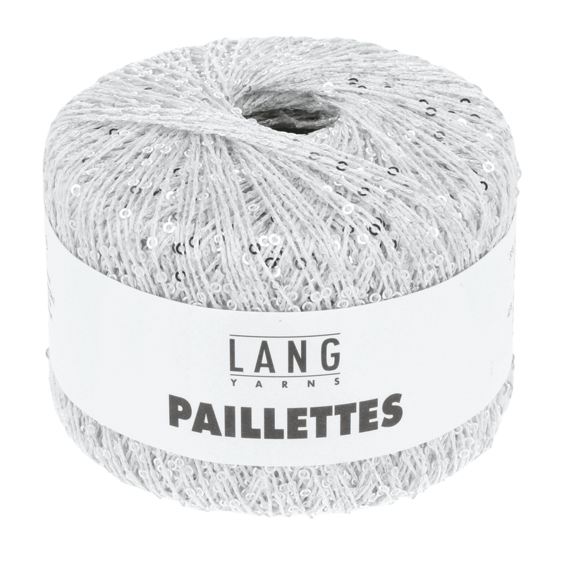 Lang Yarns Luxury Yarns White / Silver LANGYARNS | Paillettes | Sequins | 39