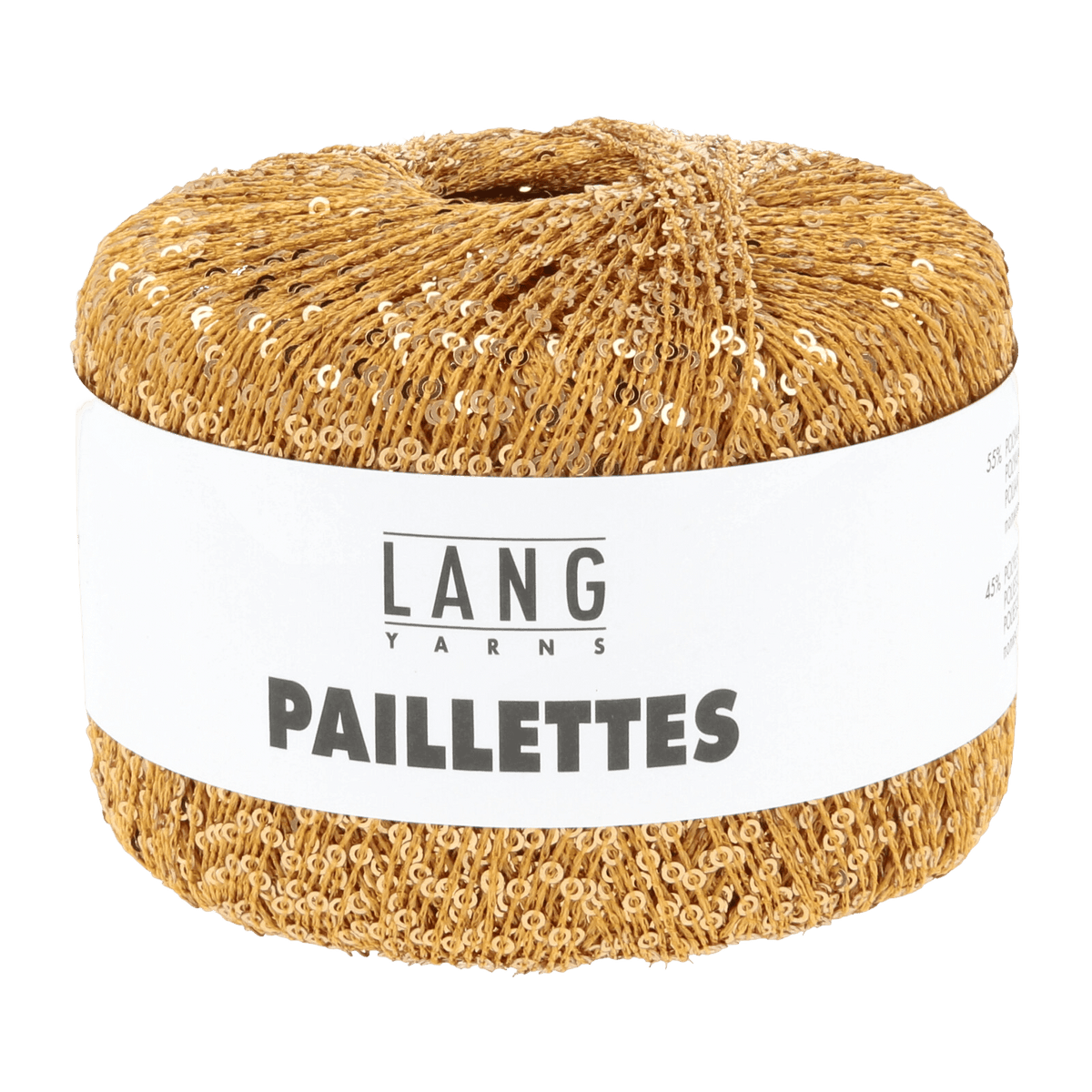 Lang Yarns Luxury Yarns Yellow Gold LANGYARNS | Paillettes Sequins | Thread | 39