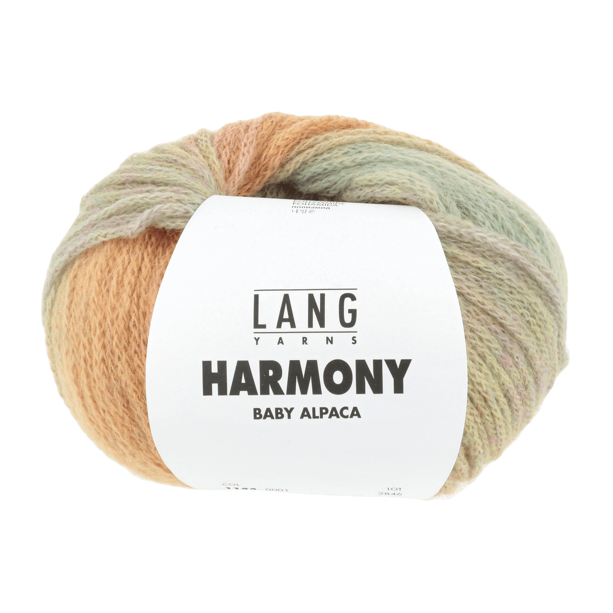 Lang Yarns Luxury Yarns Yellow / Rose LANGYARNS | Harmony | Worsted | 1144