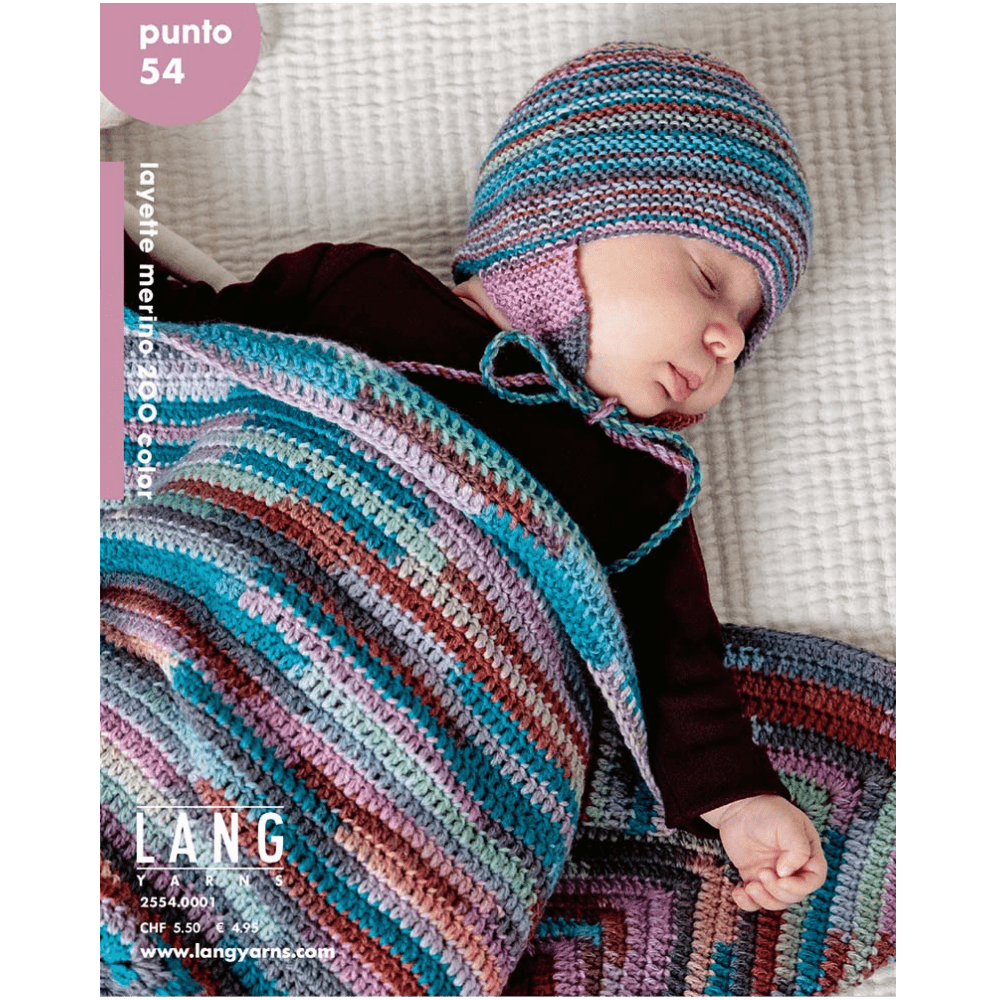 Lang Yarns Print Books LANGYARNS | Punto Magazine 54 | Layette Merino 200 Colour | 2554