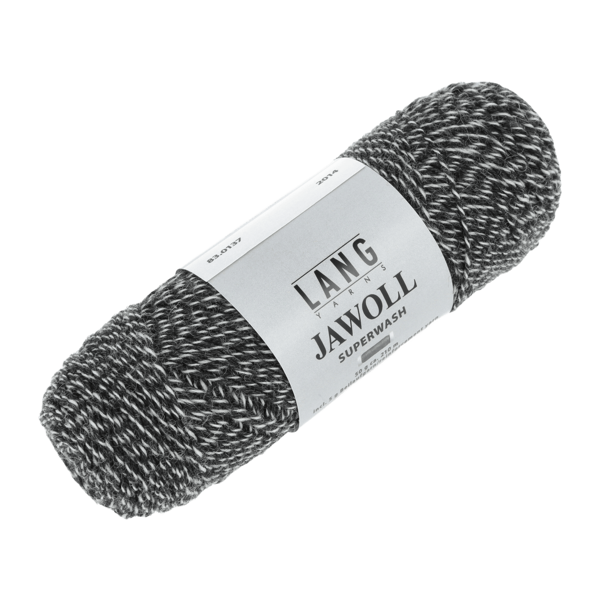 Lang Yarns Sock Yarn Anthracite / Ecru Mouliné LANGYARNS | Sock Yarn | JAWOLL | 83