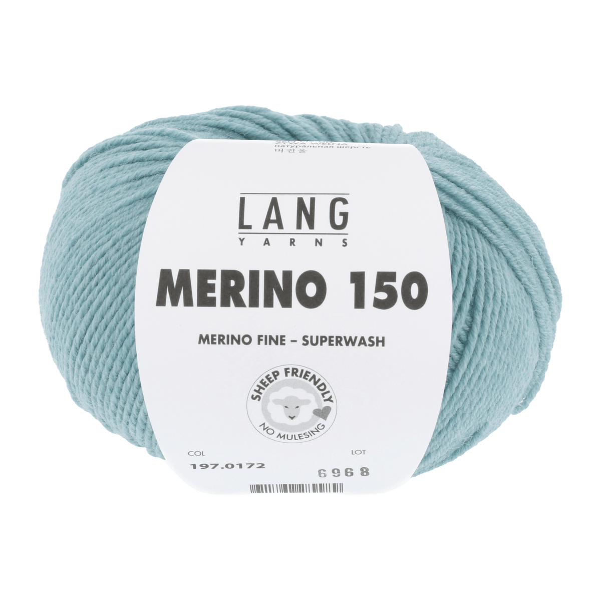 Lang Yarns Sock Yarn Aqua Mélange LANGYARNS | Merino 150 | Sock / Baby | 197