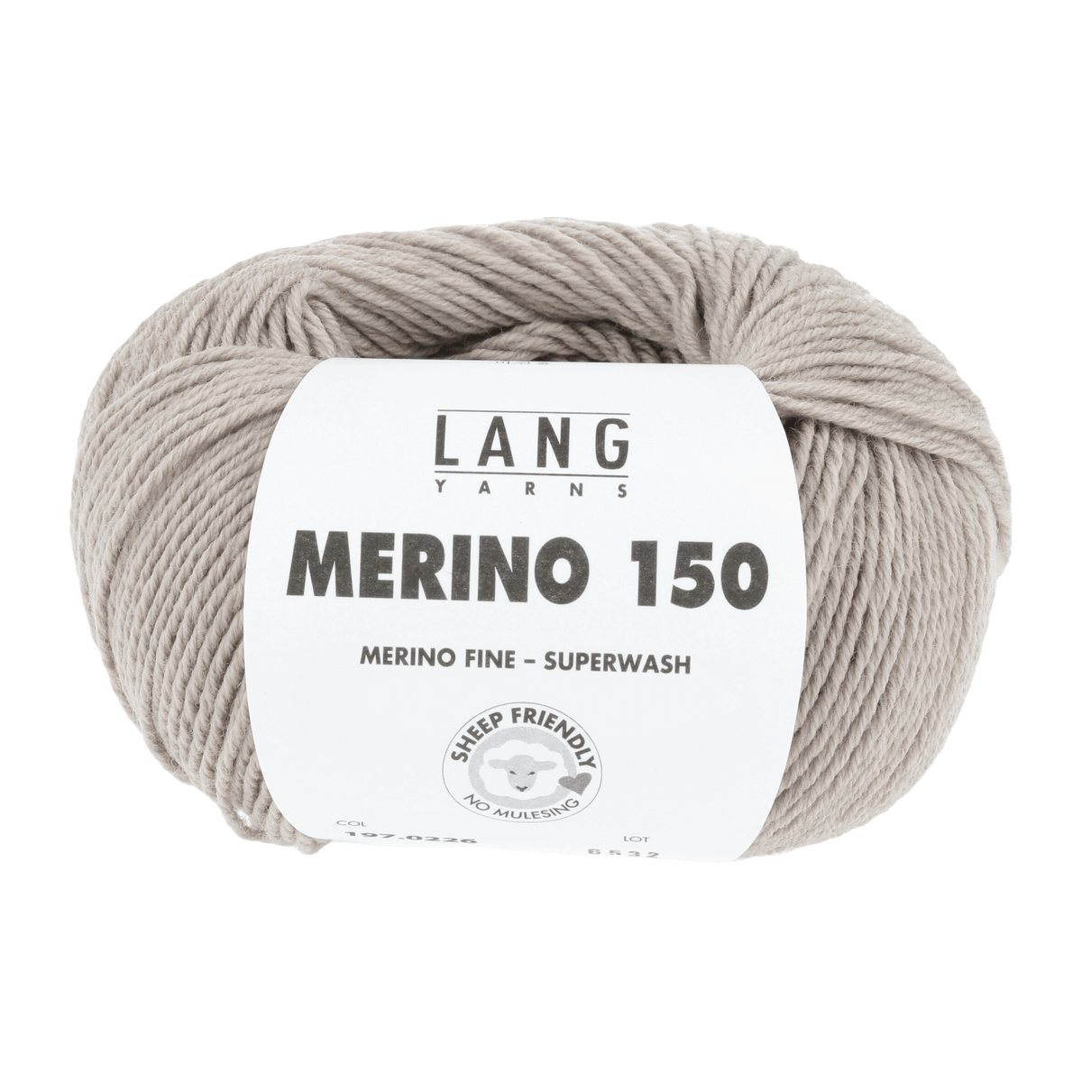 Lang Yarns Sock Yarn Beige Mélange LANGYARNS | Merino 150 | Sock / Baby | 197