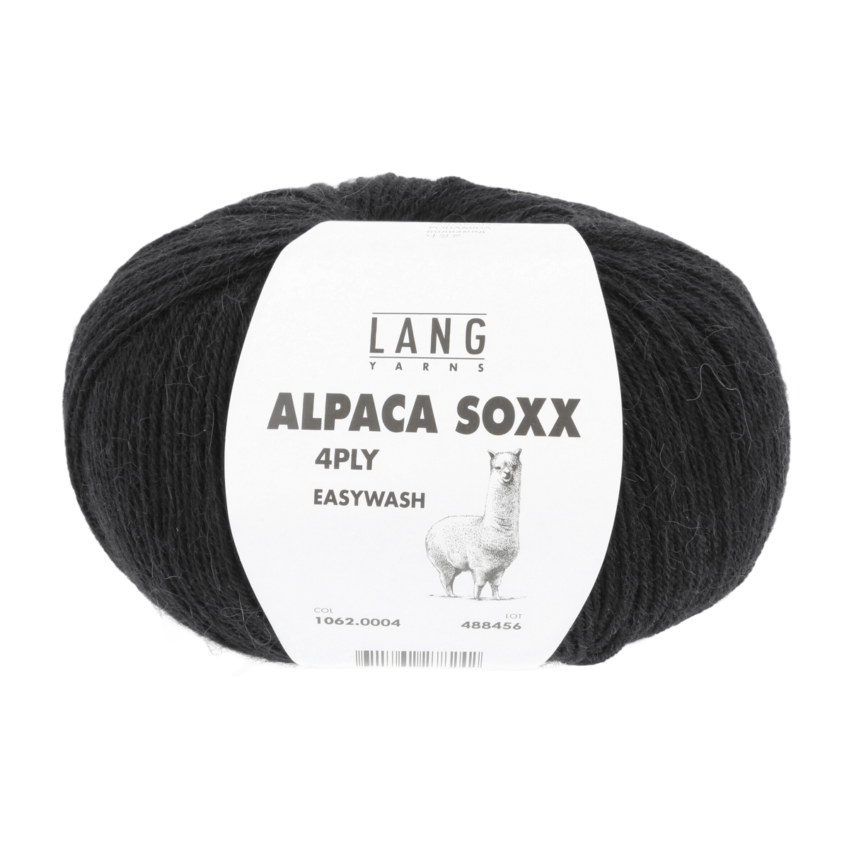 Lang Yarns Sock Yarn Black LANGYARNS | Sock Yarn | Alpaca Soxx | 4-Ply | 1062