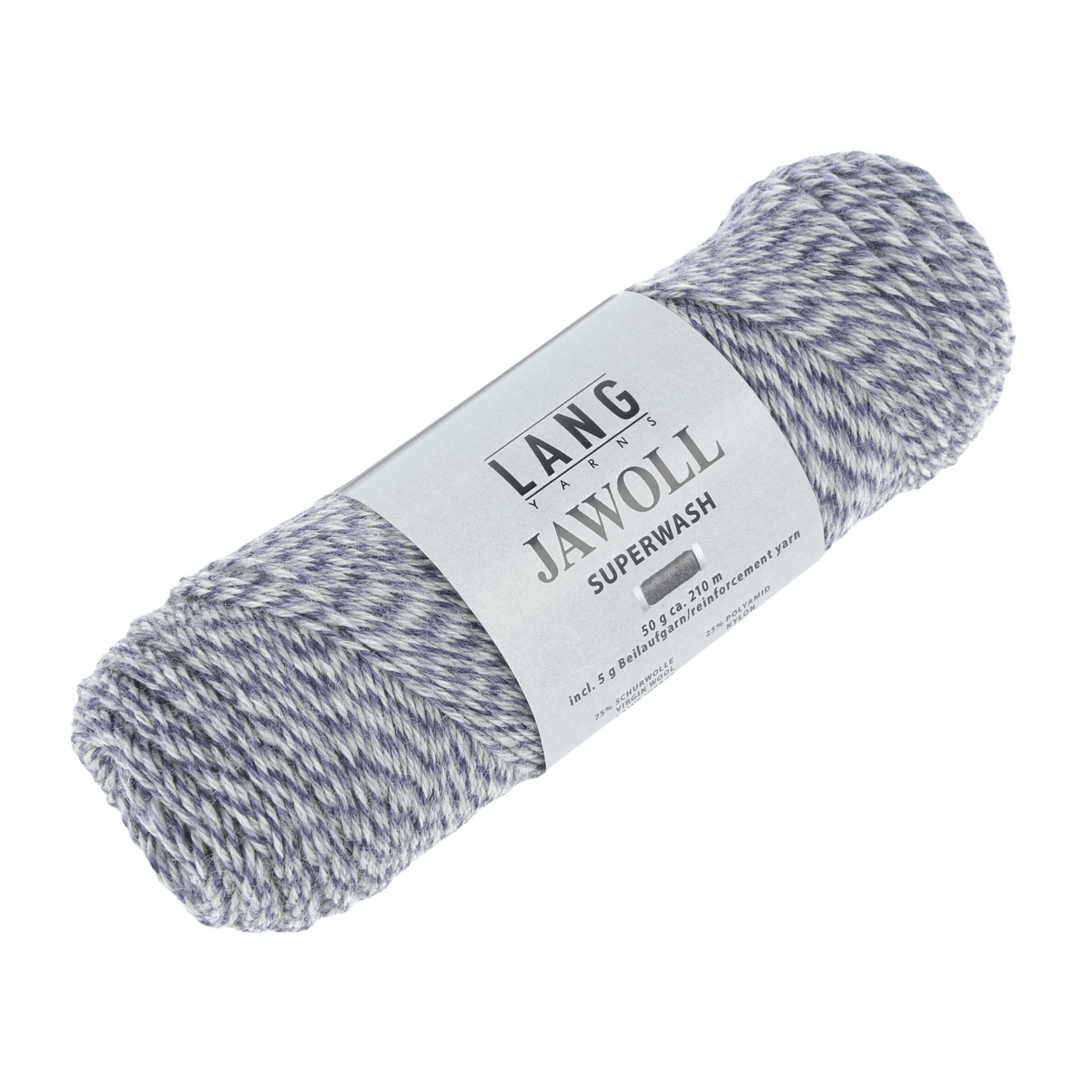 Lang Yarns Sock Yarn Blue / Light Grey Mouliné LANGYARNS | Sock Yarn | JAWOLL | 83