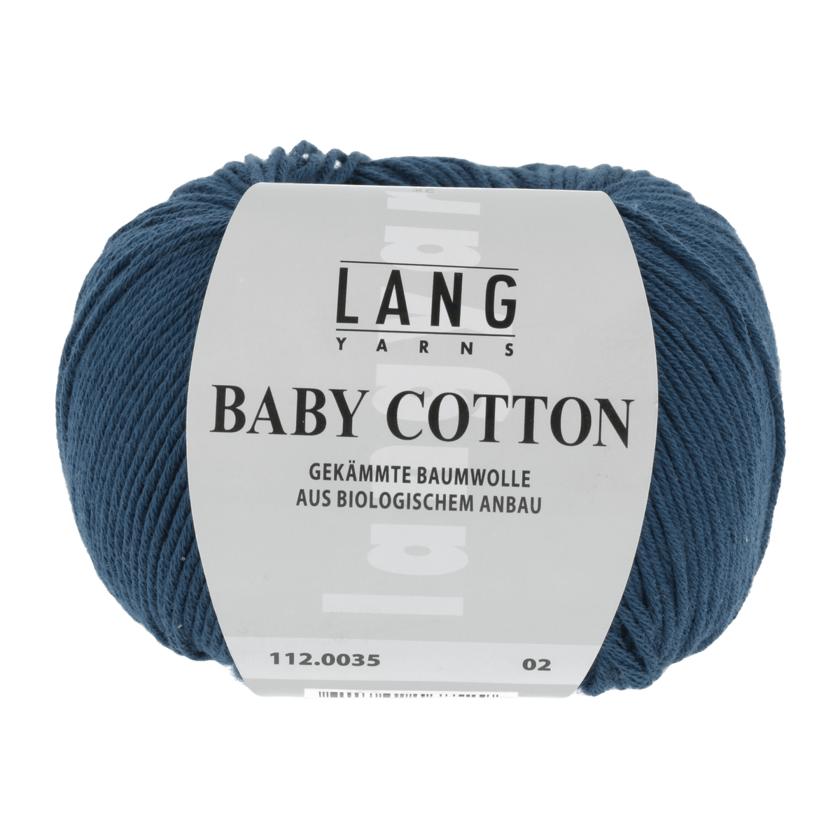 Lang Yarns Sock Yarn Blue Marin LANGYARNS | Baby Yarn | Baby Cotton | 4-Ply | 112