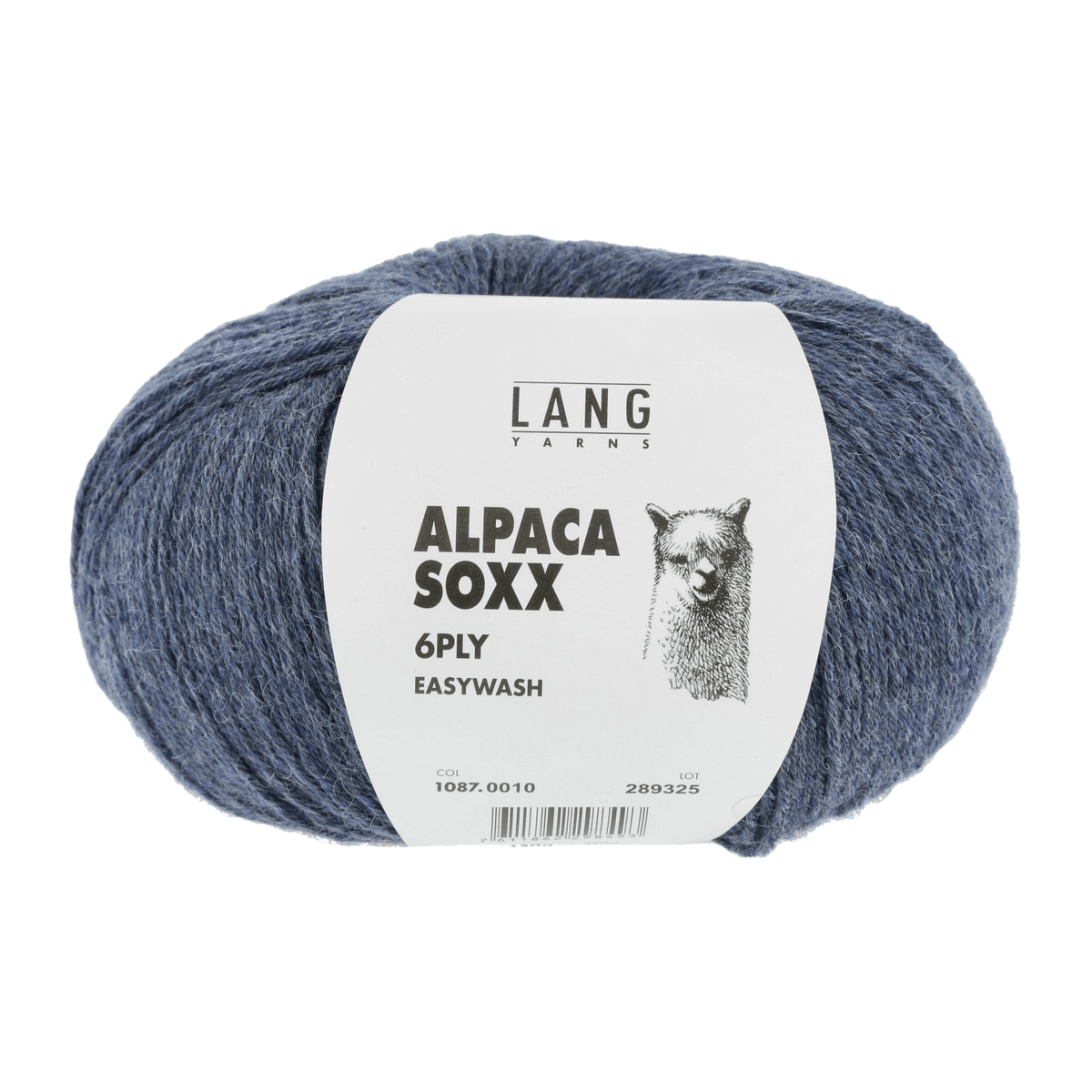 Lang Yarns Sock Yarn Blue Mélange LANGYARNS | Sock Yarn | Alpaca Soxx | 6-Ply | 1087