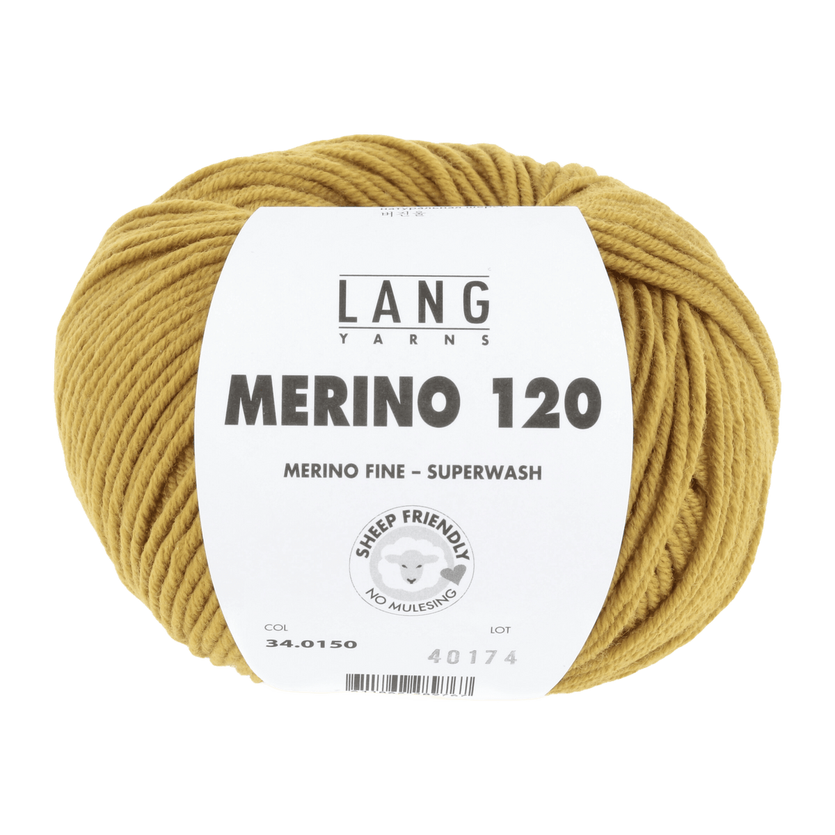 Lang Yarns Sock Yarn Brass LANGYARNS | Merino 120 | DK | 34