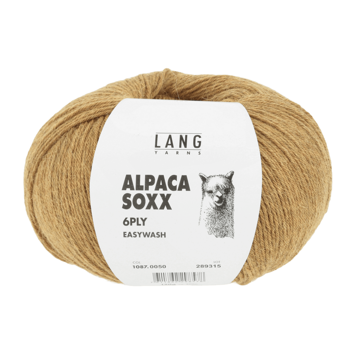Lang Yarns Sock Yarn Brass Mélange LANGYARNS | Sock Yarn | Alpaca Soxx | 6-Ply | 1087