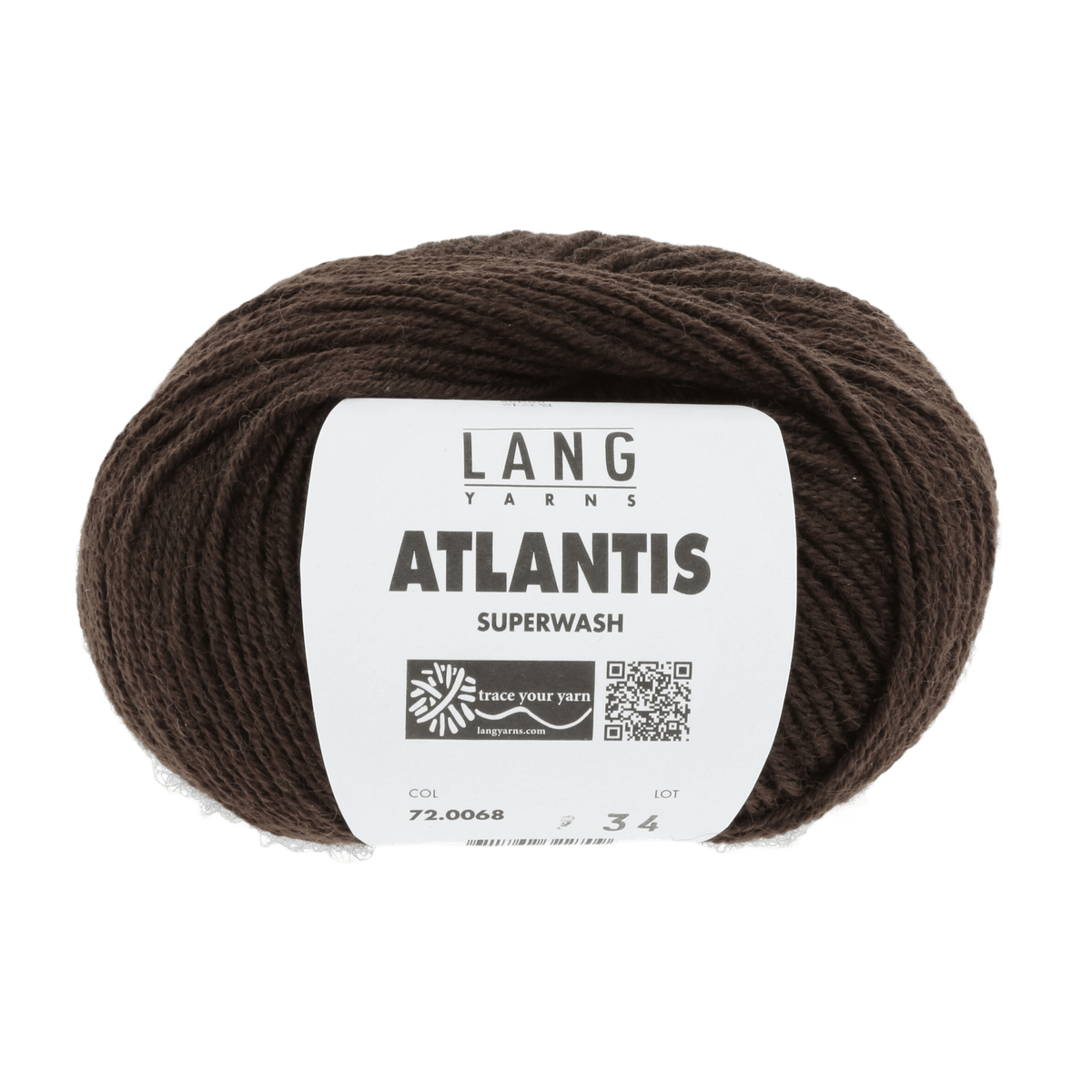 Lang Yarns Sock Yarn Brown LANGYARNS | Atlantis | DK | 72