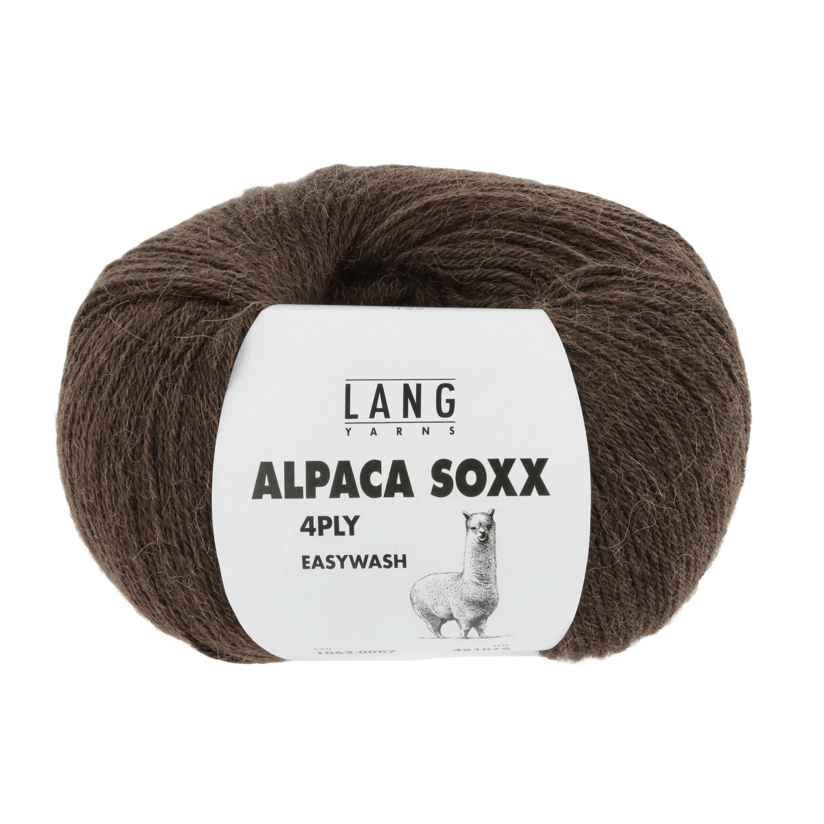 Lang Yarns Sock Yarn Brown LANGYARNS | Sock Yarn | Alpaca Soxx | 4-Ply | 1062