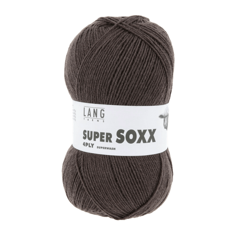 Lang Yarns Sock Yarn Brown LANGYARNS | Sock Yarn | SUPER SOXX | 4-Ply | 642