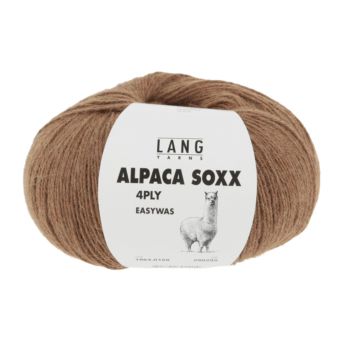Lang Yarns Sock Yarn Brown Mélange LANGYARNS | Sock Yarn | Alpaca Soxx | 4-Ply | 1062
