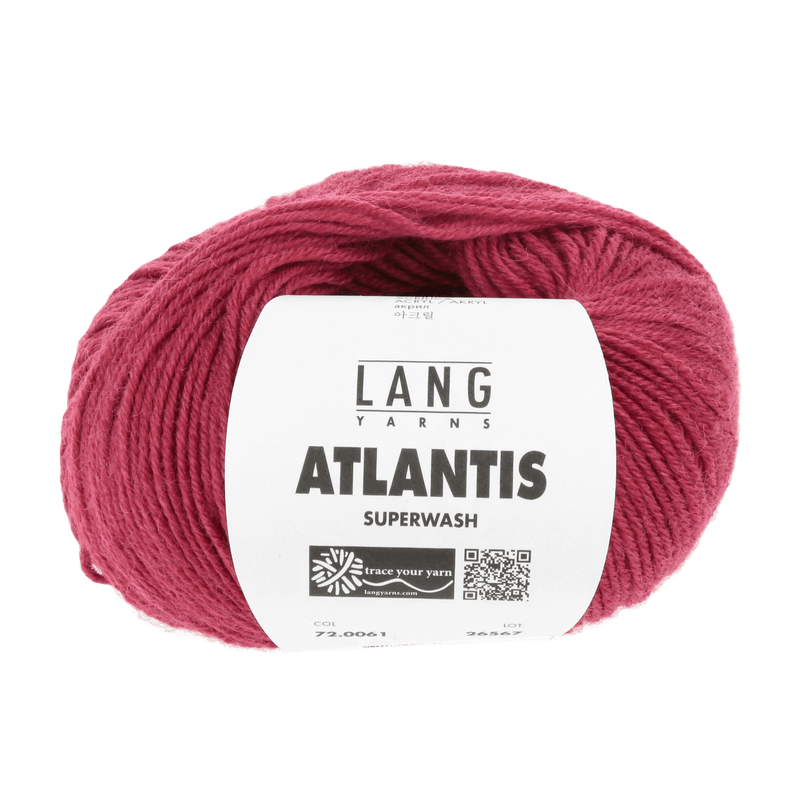 Lang Yarns Sock Yarn Burgundy LANGYARNS | Atlantis | DK | 72