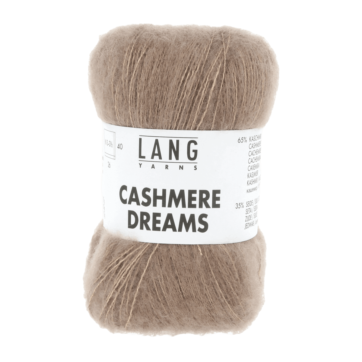 Lang Yarns Sock Yarn Camel LANGYARNS | Cashmere Dreams | Sport | 1085