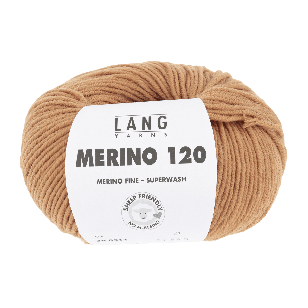 Lang Yarns Sock Yarn Cognac 2 LANGYARNS | Merino 120 | DK | 34
